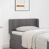 Image de vidaXL Oreille de tÃªte de lit 2 pcs Gris 40 x 16 x 5 cm
