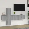 Image de vidaXL Ensemble de meubles TV 3 pcs Sonoma gris Bois d'ingÃ©nierie