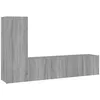 Image de vidaXL Ensemble de meubles TV 3 pcs Sonoma gris Bois d'ingÃ©nierie