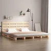 Image de vidaXL Cadre de lit sans matelas 180x200 cm bois massif de pin