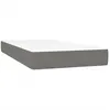 Image de vidaXL Matelas de lit Ã  ressorts ensachÃ©s Gris foncÃ© 80x200x20cm Tissu