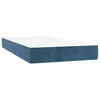 Image de vidaXL Matelas de lit Ã  ressorts ensachÃ©s Bleu foncÃ© 100x200x20 cm