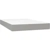 Image de vidaXL Matelas de lit Ã  ressorts ensachÃ©s Gris clair 120x200x20 cm