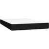 Image de vidaXL Matelas de lit Ã  ressorts ensachÃ©s Noir 120x200x20 cm Tissu
