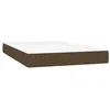 Image de vidaXL Matelas de lit Ã  ressorts ensachÃ©s Marron foncÃ© 120x200x20 cm