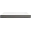 Image de Matelas VidaXL  Matelas  à ressorts ensachés Gris 120x200x20cm Similicuir P31599832