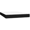 Image de vidaXL Matelas de lit Ã  ressorts ensachÃ©s Noir 140x190x20 cm Tissu