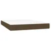 Image de vidaXL Matelas de lit Ã  ressorts ensachÃ©s Marron foncÃ© 140x190x20 cm