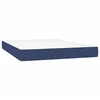 Image de vidaXL Matelas de lit Ã  ressorts ensachÃ©s Bleu 140x190x20 cm Tissu