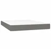 Image de vidaXL Matelas de lit Ã  ressorts ensachÃ©s Gris foncÃ© 140x200x20 cm