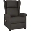 Image de vidaXL Fauteuil de massage Taupe Tissu