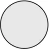Image de vidaXL Miroir mural Noir Ã 40 cm Rond