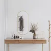 Image de vidaXL Miroir mural DorÃ© 90x40 cm Ovale