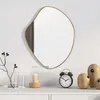 Image de vidaXL Miroir mural DorÃ© 50x40 cm