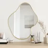 Image de vidaXL Miroir mural DorÃ© 60x50 cm