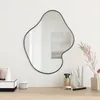 Image de vidaXL Miroir mural Noir 50x40 cm