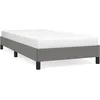 Image de vidaXL Cadre de lit Gris foncÃ© 80 x 200 cm Tissu