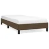 Image de vidaXL Cadre de lit Marron foncÃ© 90x200 cm Tissu