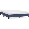Image de vidaXL Cadre de lit Bleu 140x190 cm Tissu