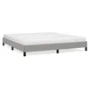 Image de vidaXL Cadre de lit Gris clair 180x200 cm Tissu