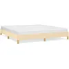 Image de vidaXL Cadre de lit CrÃ¨me 180 x 200 cm Tissu