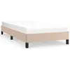 Image de vidaXL Cadre de lit Cappuccino 80x200 cm Similicuir