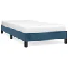 Image de vidaXL Cadre de lit Bleu foncÃ© 90x190 cm Velours