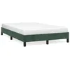 Image de vidaXL Cadre de lit Vert foncÃ© 120x200 cm Velours