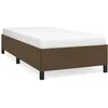 Image de vidaXL Cadre de lit Marron foncÃ© 80x200 cm Tissu
