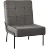 Image de vidaXL Cadre de lit Noir 140x190 cm Tissu