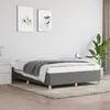 Image de vidaXL Cadre de lit sans matelas gris foncÃ© 140x200 cm tissu