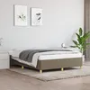 Image de vidaXL Cadre de lit sans matelas taupe 140x200 cm tissu
