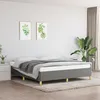 Image de vidaXL Cadre de lit sans matelas gris foncÃ© 180x200 cm tissu