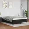 Image de vidaXL Cadre de lit sans matelas noir 140x190 cm similicuir