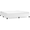 Image de vidaXL Cadre de lit Blanc 200x200 cm Similicuir
