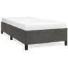 Image de vidaXL Cadre de lit Gris foncÃ© 80x200 cm Velours