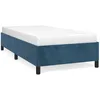 Image de vidaXL Cadre de lit Bleu foncÃ© 80x200 cm Velours