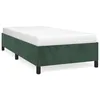 Image de vidaXL Cadre de lit Vert foncÃ© 90x200 cm Velours