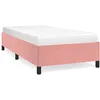 Image de vidaXL Cadre de lit Rose 100x200 cm Velours