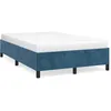 Image de vidaXL Cadre de lit Bleu foncÃ© 120x200 cm Velours