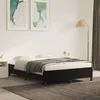 Image de vidaXL Cadre de lit sans matelas noir 140x190 cm velours
