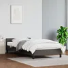 Image de vidaXL Cadre de lit avec tÃªte de lit sans matelas gris 80x200 cm
