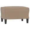 Image de Vidaxl Repose-Pied Cappuccino 60x50x41 Cm Similicuir