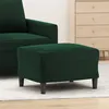 Image de vidaXL Repose-pied Vert foncÃ© 60x50x41 cm Velours