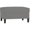 Image de vidaXL Repose-pied Gris foncÃ© 70x55x41 cm Tissu