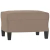 Image de vidaXL Repose-pied Taupe 60x50x41 cm Tissu microfibre
