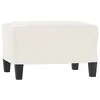 Image de vidaXL Repose-pied Beige 60x50x41 cm Tissu microfibre