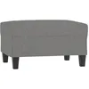 Image de vidaXL Repose-pied Gris foncÃ© 70x55x41 cm Tissu