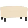 Image de vidaXL Repose-pied CrÃ¨me 70x55x41 cm Tissu