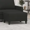 Image de vidaXL Repose-pied Noir 70x55x41 cm Tissu